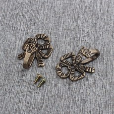 준앤컴파니 커튼고리 리본, 골드, 1세트
