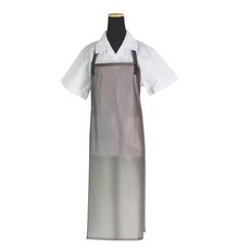 에이앤지 우레탄 목끈형 앞치마 중, 검정 반투명, 1개