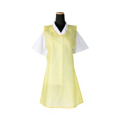 WELLPRON A&G 聚氨酯圍裙 連身裙款, 半透明黃色, 1個