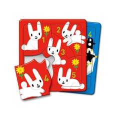 첫 퍼즐5 숫자 그림퍼즐 2입, 만2-4세, 2개