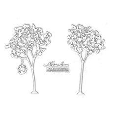 兩棵樹貼紙, 白色