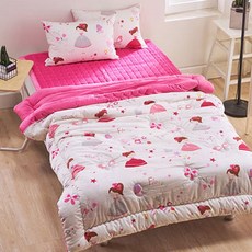 올트리 샤방 극세사 아동 차렵이불 S, 화이트