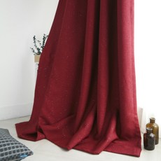 Maison Textile Tron Lux遮光窗簾 紅色 小窗, 1套, 遮光窗簾 + 繩子 + 水煙袋 + 針