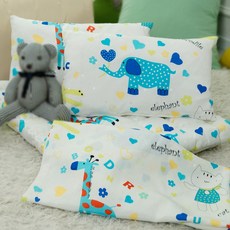 BEAUTE HOUSE 人造絲棉被組, 貓咪藍