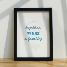 From Twenty "Together We Make" 字母設計相框, 黑色