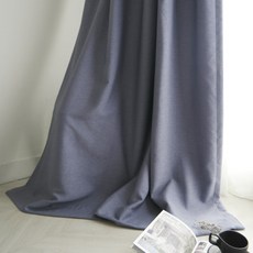 Maison Textile Tron遮光窗簾 藍色 小窗, 1套, 遮光窗簾 + 繩子 + 水煙袋 + 針
