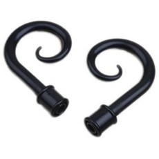 준앤컴파니 봉마개 2개1조 17mm 물소, 1개, 블랙