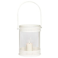 휩시 랜턴 m/handle iron white large, 348015