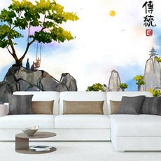 월파크 WP-233 펄실크 뮤럴벽지