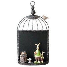 THEZAKKA 小鳥鐵網壁掛架 大 ST627, 黑色