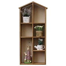 THEZAKKA 벽장식3단선반 WO637, 원목색
