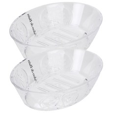 Modern House Clear Salon de Vin 香皂碟 2ea, 單色, 2個