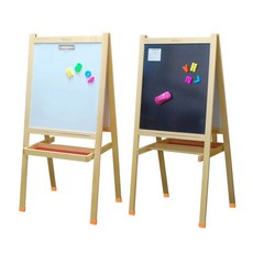 자석나라 원목 양면 자석 이젤보드, 혼합색상, 1개