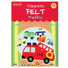 Magnetopia 不織布磁鐵遊戲 陸上交通, 1套