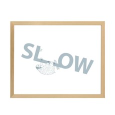 Tires原木相框 Kim Hyunggi Slow, 淺木色