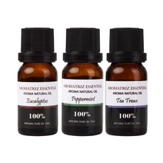 精油 尤加利味+薄荷味+茶樹味, 1組