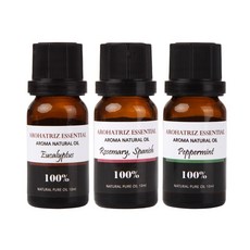 護理精油組 桉樹香+迷迭香款+薄荷香, 1組