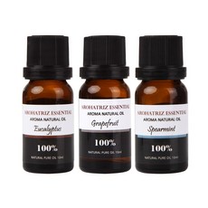 綜合精油組 尤加利款+葡萄柚款+留蘭香款, 1套