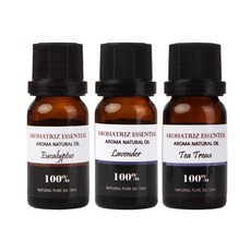 AROHA TRiZ 精油組(尤加利樹+薰衣草+茶樹), 10ml, 1組