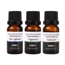 精油松樹+薄荷+雪松, 1套