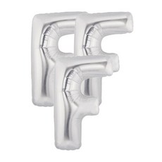 파티팡 알파벳은박풍선 중, 실버 F, 3개