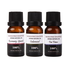 精油迷迭香+雪松+茶樹, 1套