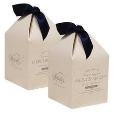 아이씨엘디자인 노블 삼각 silver white lovely thank 2p, 네이비, 1개