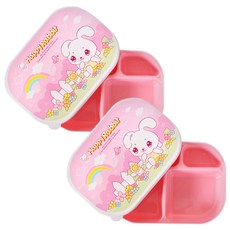 화인아트 피크닉도시락 핑크, 2세트