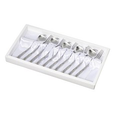 Table Art 黑玫瑰茶匙/叉子套組, 混色, 1個