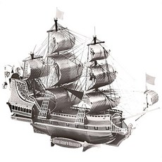 海盜船 迷你 銀色金屬 AS1101, 4歲或以上