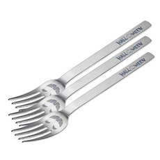 Table Art 萬聖節印花造型沙拉叉, 混色, 3個