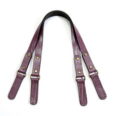 바이핸즈 고급 엠보무늬 토트 가죽핸들엠보 퍼플, 1개