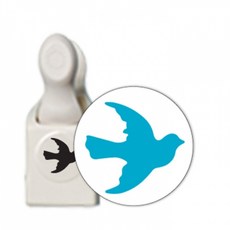 잡다구리 미술용 마샤펀치 XMAS DOVE 새, 1개