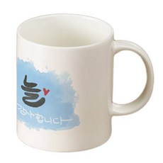 TBL 머그컵 늘감사, 혼합색상, 1개