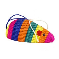 바이셀 고양이 장난감 생쥐 스크래쳐, 혼합 색상, 1개