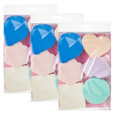 Misung Metal 粉撲組 6入, 3套, 混合色