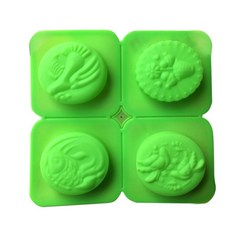 K Corporation 多用途矽膠模具皂 顏色隨機, 1個