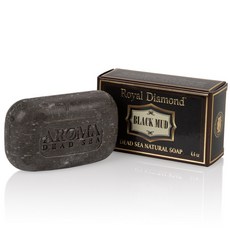 AROMA DEAD SEA 鹽海肥皂 黑泥, 110g, 1個