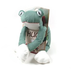 身體枕頭 青蛙造型 柑橘味, 綠色