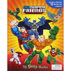Dc Super Friends Busy Book 슈퍼맨 배트맨 플래시맨 비지북, Phidal Publishing