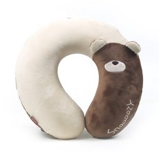 Snoooozy 記憶海綿頸墊熊, 棕色的