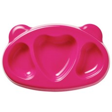 티지엠 실리콘 유아 식판, 핑크, 본품, 1개