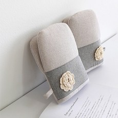 London Bridge Latte Check 廚房手套 2 件裝, 1個