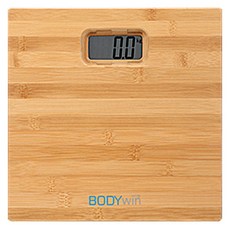 바디윈 우드 디지털 체중계, 1개