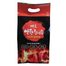 바로산업 백탄 참나무숯, 1kg, 1개