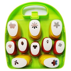 Phocos 造型打洞器10件組 18/25mm, 1個, 花混合