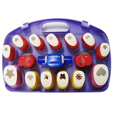 PHOCOS 圖案造型打洞機 16入 18mm 25mm 36mm, 1個, 混合形狀