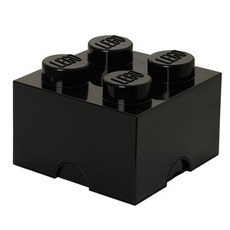 레고 파스텔정리함4 40031733, 블랙, 1개