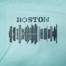 ccoczzi 文字印花城市圖案拼色被單, 混色