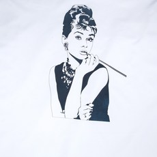 ccoczzi 奧黛麗赫本圖案被單, 混色